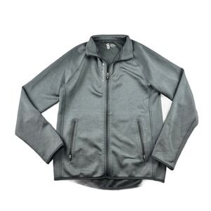 Second Skin Jacket Men S Gray Athletic Full Zip Activewear Urban Sporty Running
